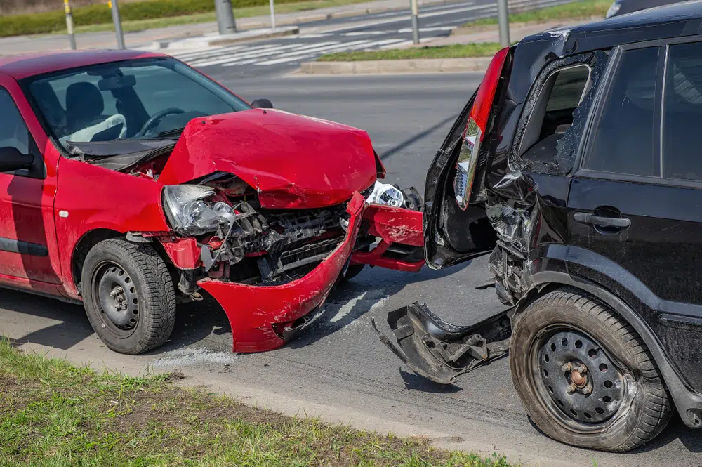 Heavy Car Crash Photo of Accident
