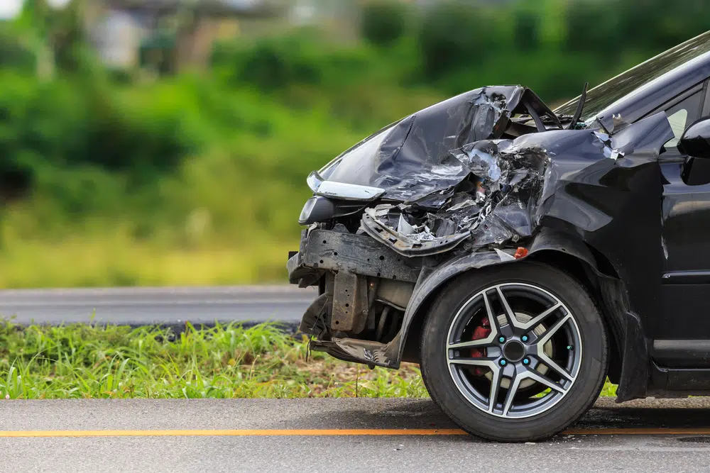 A Damaged Car Photo of a Damaged Car